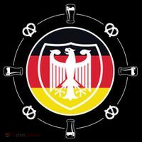 Oktoberfest Circle Eagle Flag Logo  Hoodie thumb 7