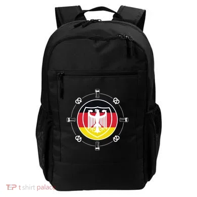 Oktoberfest Circle Eagle Flag Logo Backpack
