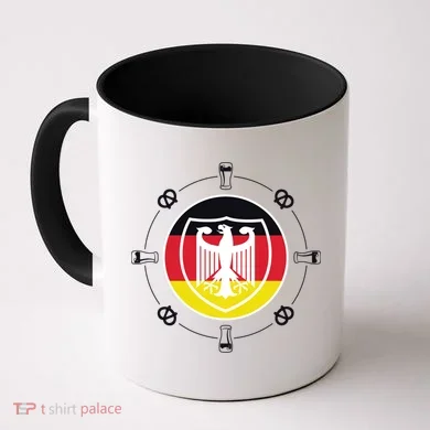 Oktoberfest Circle Eagle Flag Logo  Coffee Mug