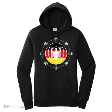 Oktoberfest Circle Eagle Flag Logo Women's Hoodie
