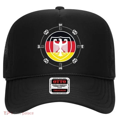 Oktoberfest Circle Eagle Flag Logo  Hat