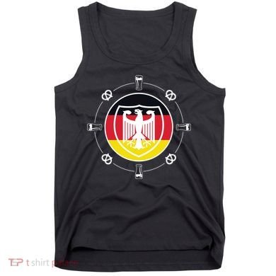 Oktoberfest Circle Eagle Flag Logo  Tank Top
