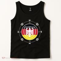 Oktoberfest Circle Eagle Flag Logo  Tank Top thumb 2