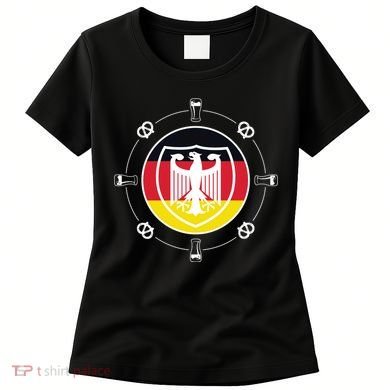 Oktoberfest Circle Eagle Flag Logo  Women's T-Shirt
