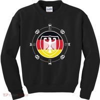 Oktoberfest Circle Eagle Flag Logo  Kids Sweatshirt thumb 0