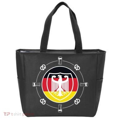 Oktoberfest Circle Eagle Flag Logo  Tote Bag