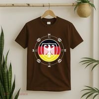 Oktoberfest Circle Eagle Flag Logo  T-Shirt thumb 2