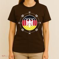 Oktoberfest Circle Eagle Flag Logo  T-Shirt thumb 4