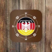 Oktoberfest Circle Eagle Flag Logo  Coaster thumb 0