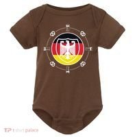 Oktoberfest Circle Eagle Flag Logo  Baby Bodysuit thumb 0
