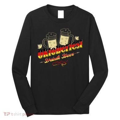Oktoberfest Drink Beer Pitcher Germany Long Sleeve Shirt
