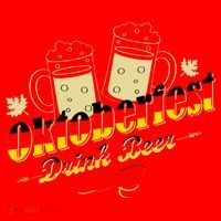 Oktoberfest Drink Beer Pitcher Germany Santa Hat thumb 1
