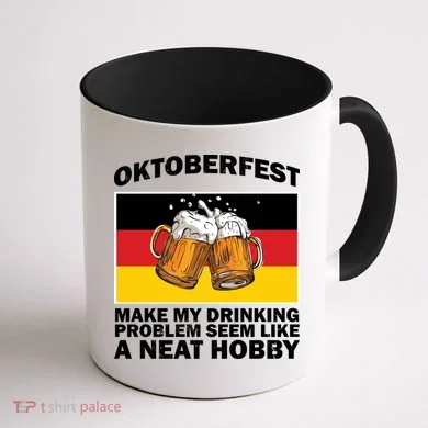 Oktoberfest Drinking Problems Coffee Mug back