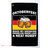 Oktoberfest Drinking Problems Golf Towel thumb 0