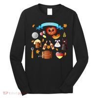 Oktoberfest Festive Mashup Beer Pretzel German Long Sleeve Shirt thumb 0