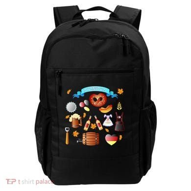 Oktoberfest Festive Mashup Beer Pretzel German Backpack