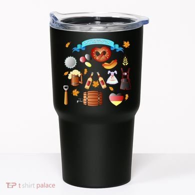 Oktoberfest Festive Mashup Beer Pretzel German Tumbler