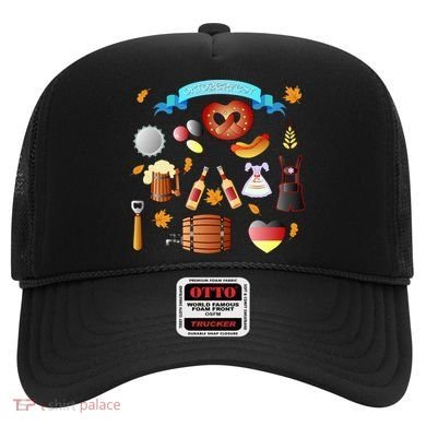 Oktoberfest Festive Mashup Beer Pretzel German Hat