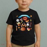 Oktoberfest Festive Mashup Beer Pretzel German Toddler T-Shirt thumb 2
