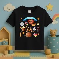 Oktoberfest Festive Mashup Beer Pretzel German Toddler T-Shirt thumb 3