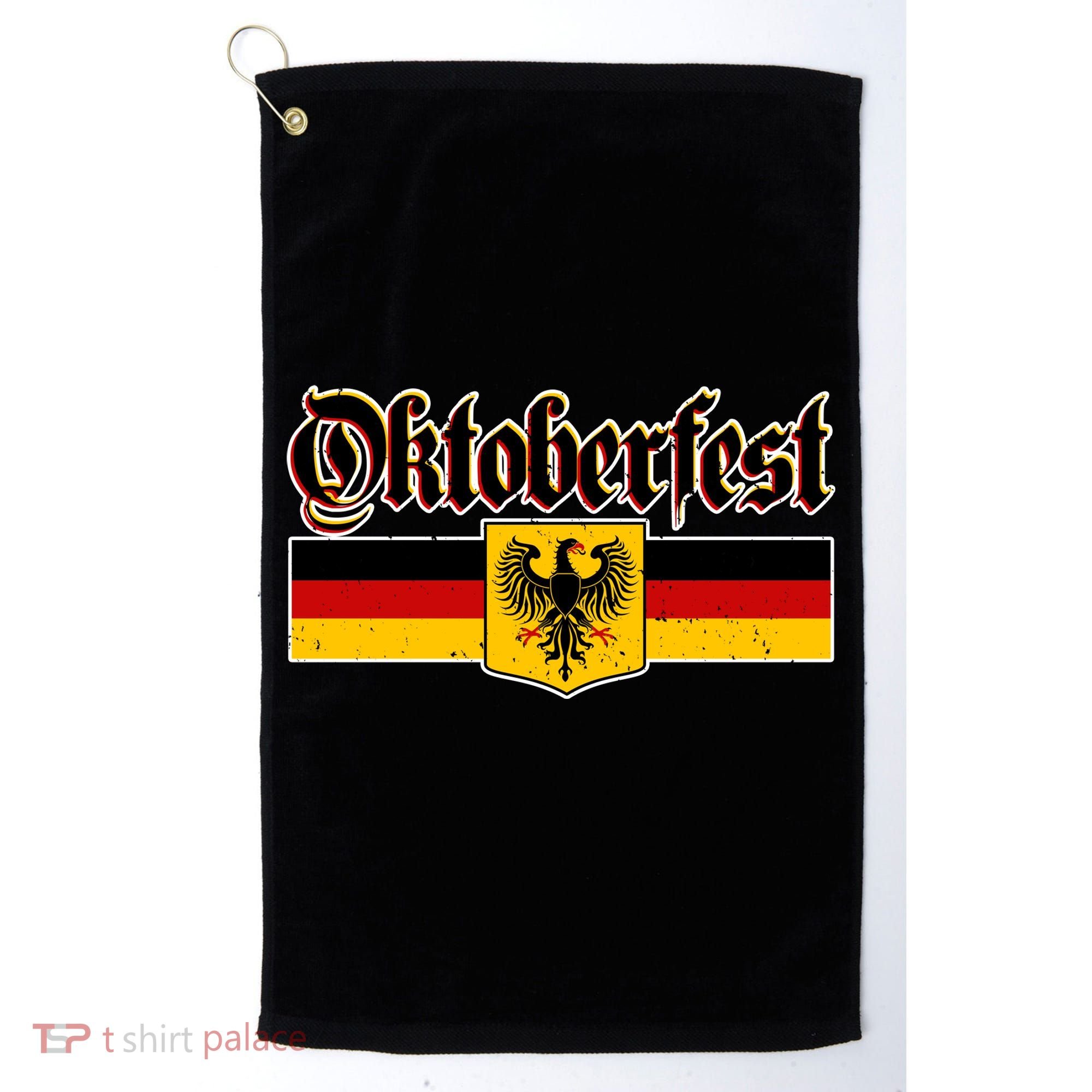 Oktoberfest German Coat of Arms Golf Towel