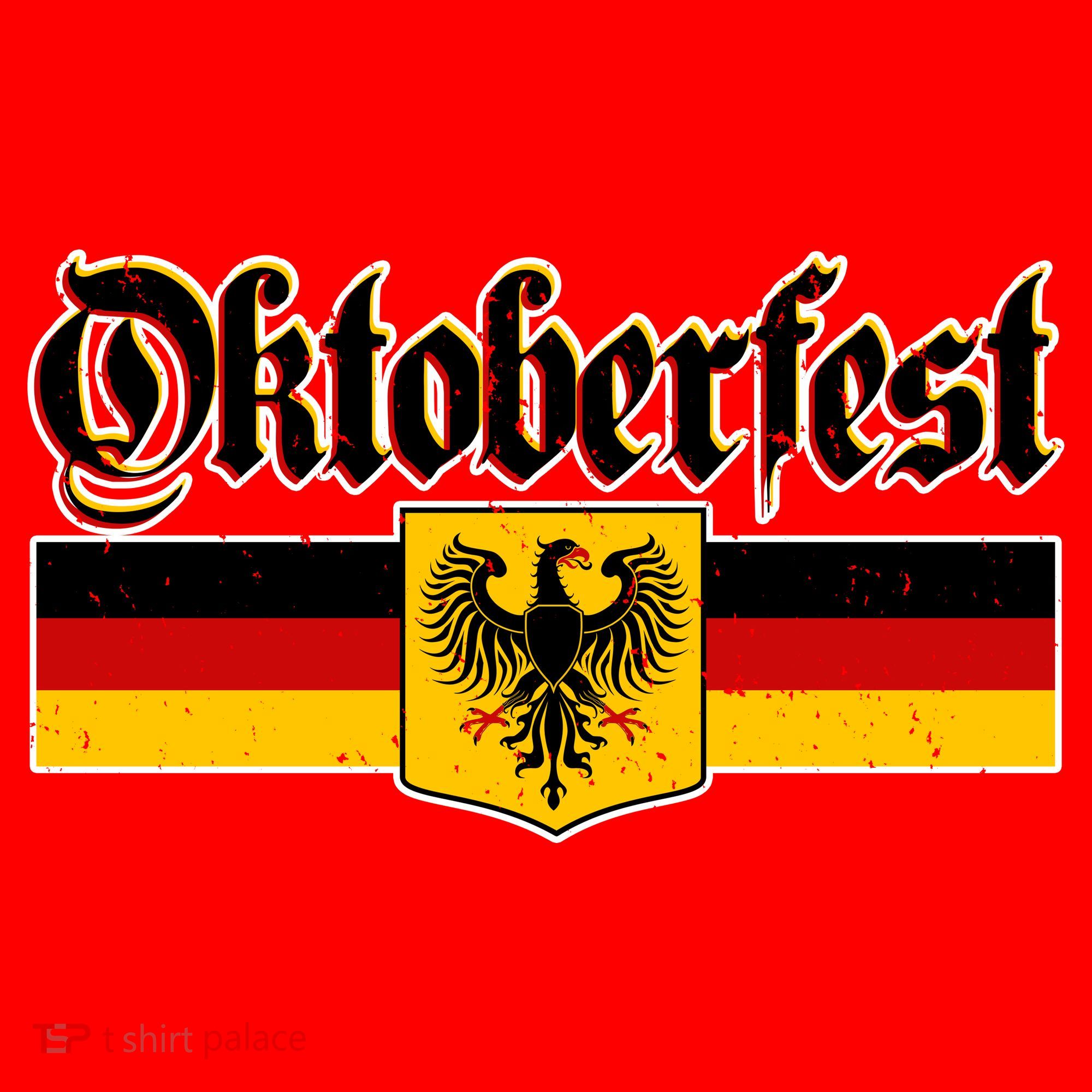 Oktoberfest German Coat of Arms Santa Hat