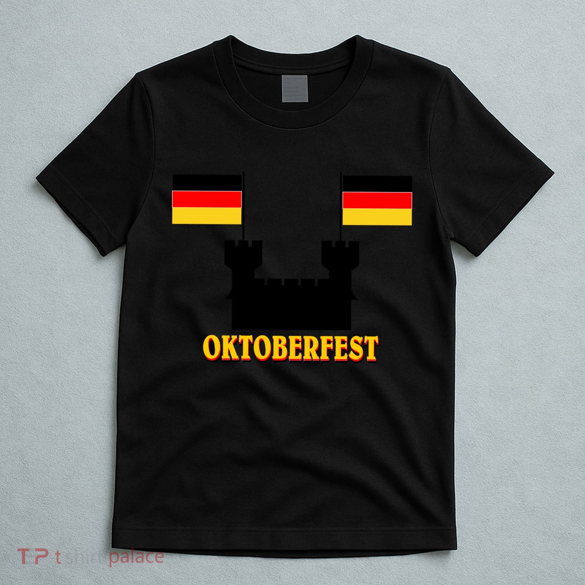 Oktoberfest German Flag Castle T-Shirt