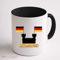 Oktoberfest German Flag Castle Coffee Mug thumb 1