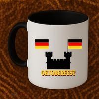 Oktoberfest German Flag Castle Coffee Mug thumb 2