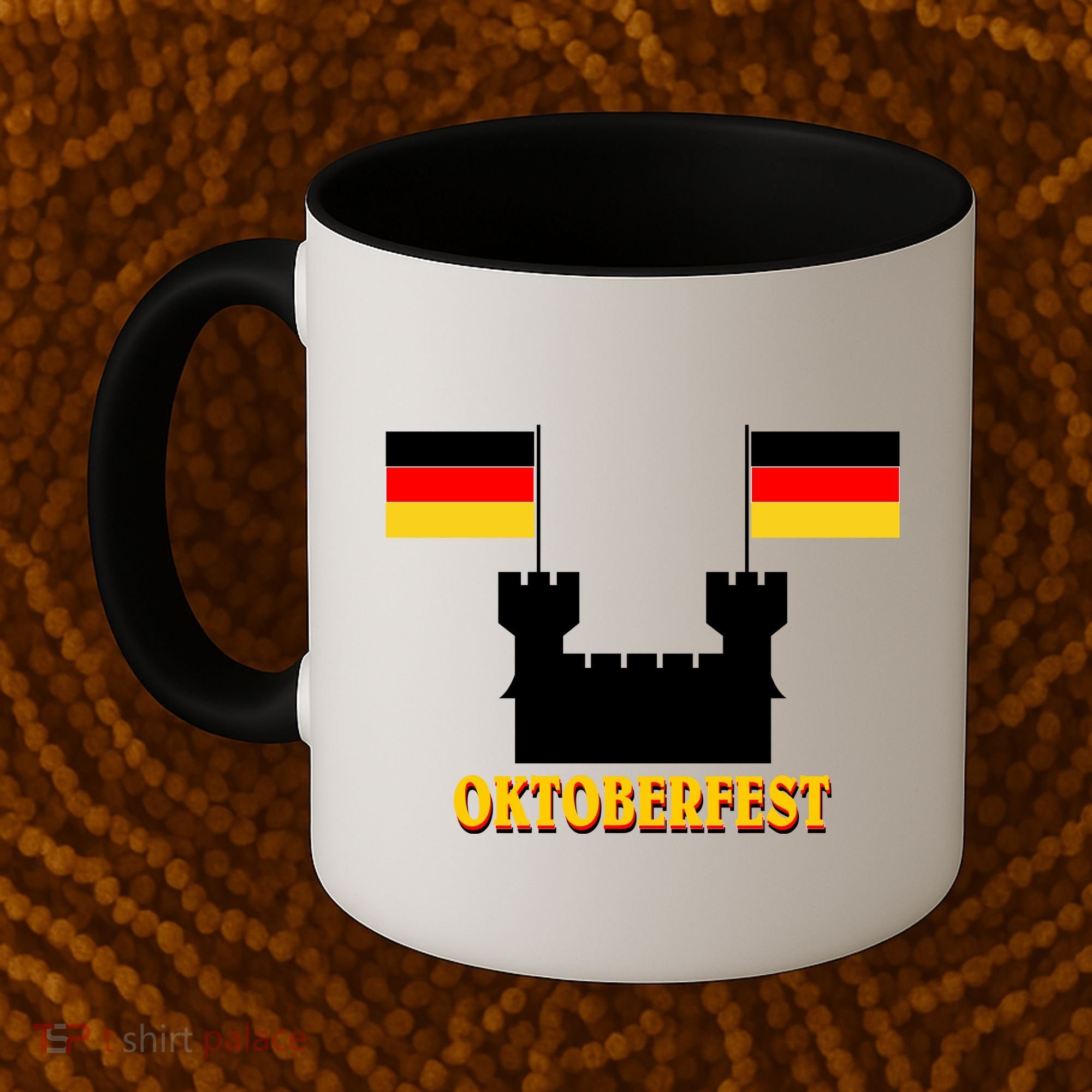Oktoberfest German Flag Castle Coffee Mug