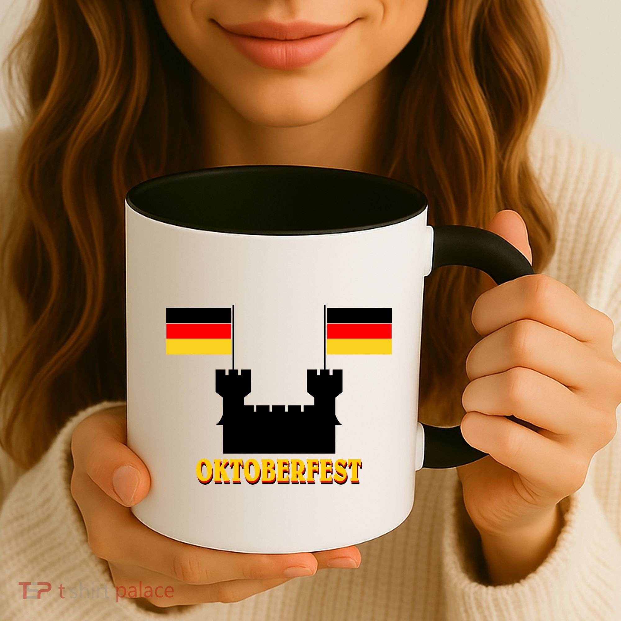 Oktoberfest German Flag Castle Coffee Mug