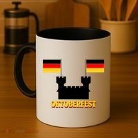 Oktoberfest German Flag Castle Coffee Mug thumb 4