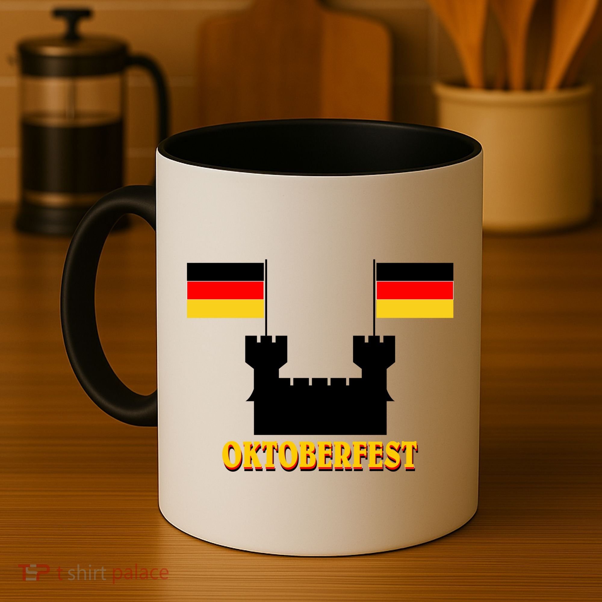 Oktoberfest German Flag Castle Coffee Mug