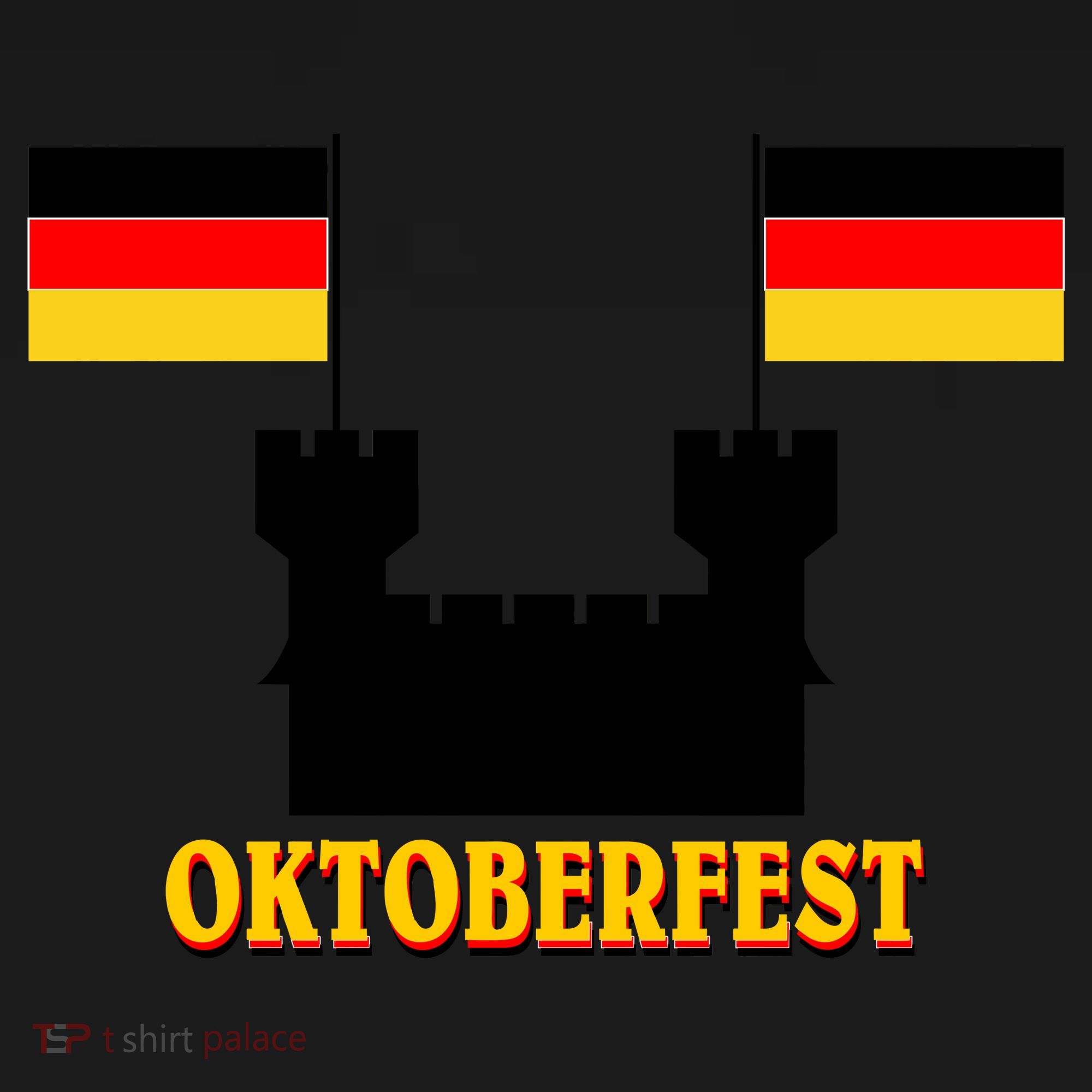 Oktoberfest German Flag Castle Coaster