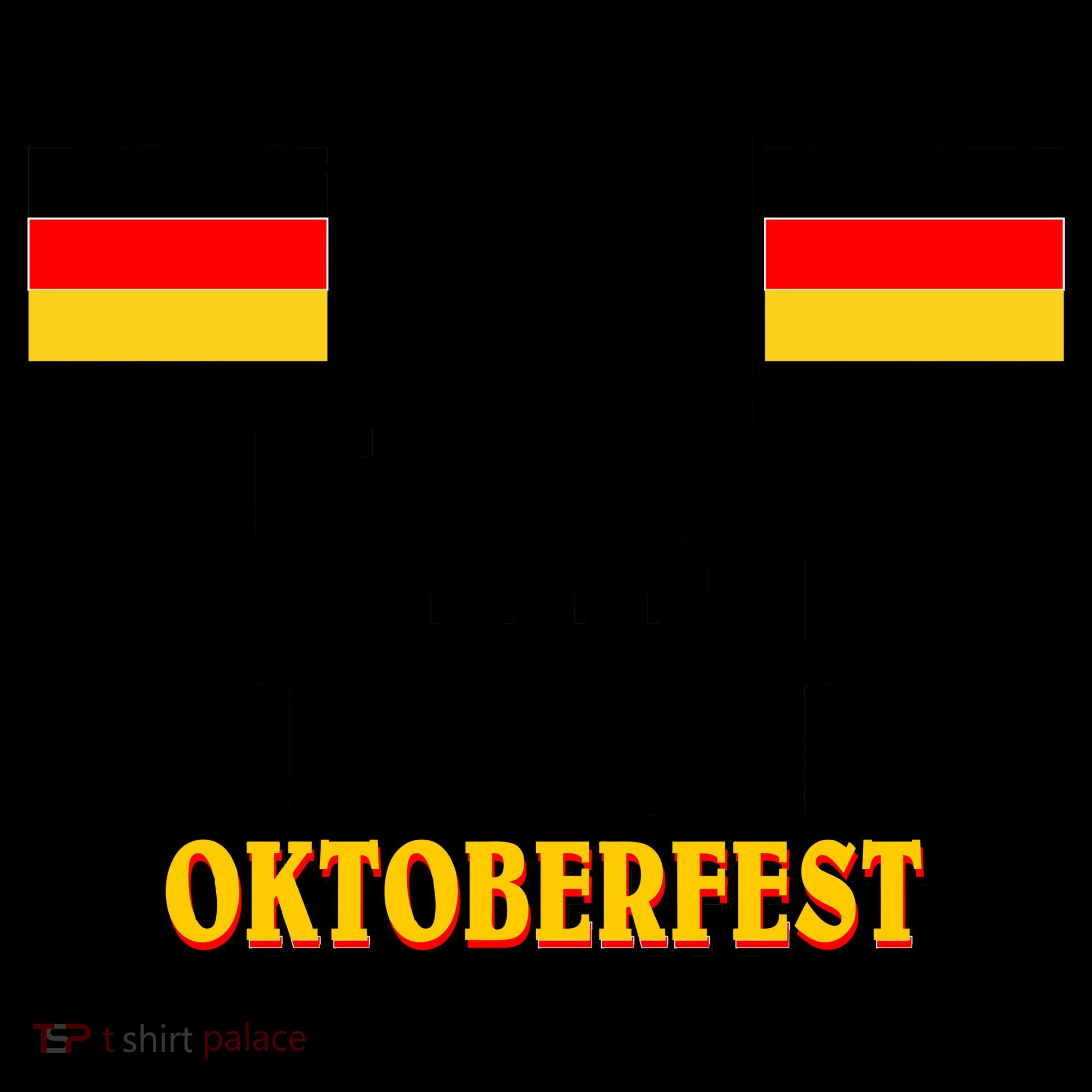 Oktoberfest German Flag Castle Women's Hoodie
