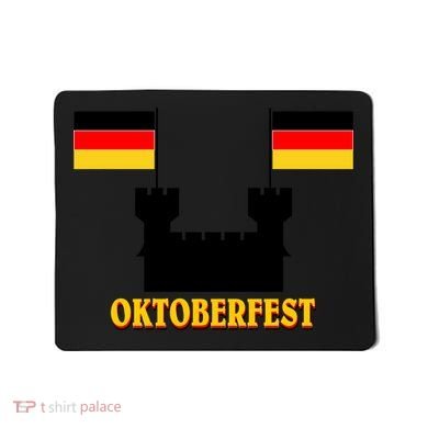Oktoberfest German Flag Castle Mousepad