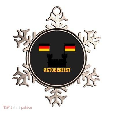 Oktoberfest German Flag Castle Ornament