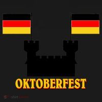 Oktoberfest German Flag Castle Baby Bodysuit thumb 2