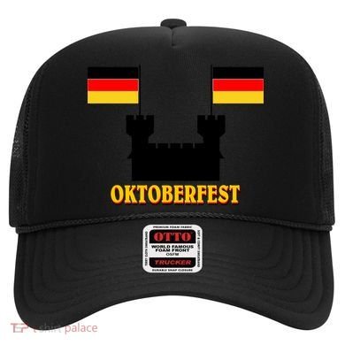 Oktoberfest German Flag Castle Hat
