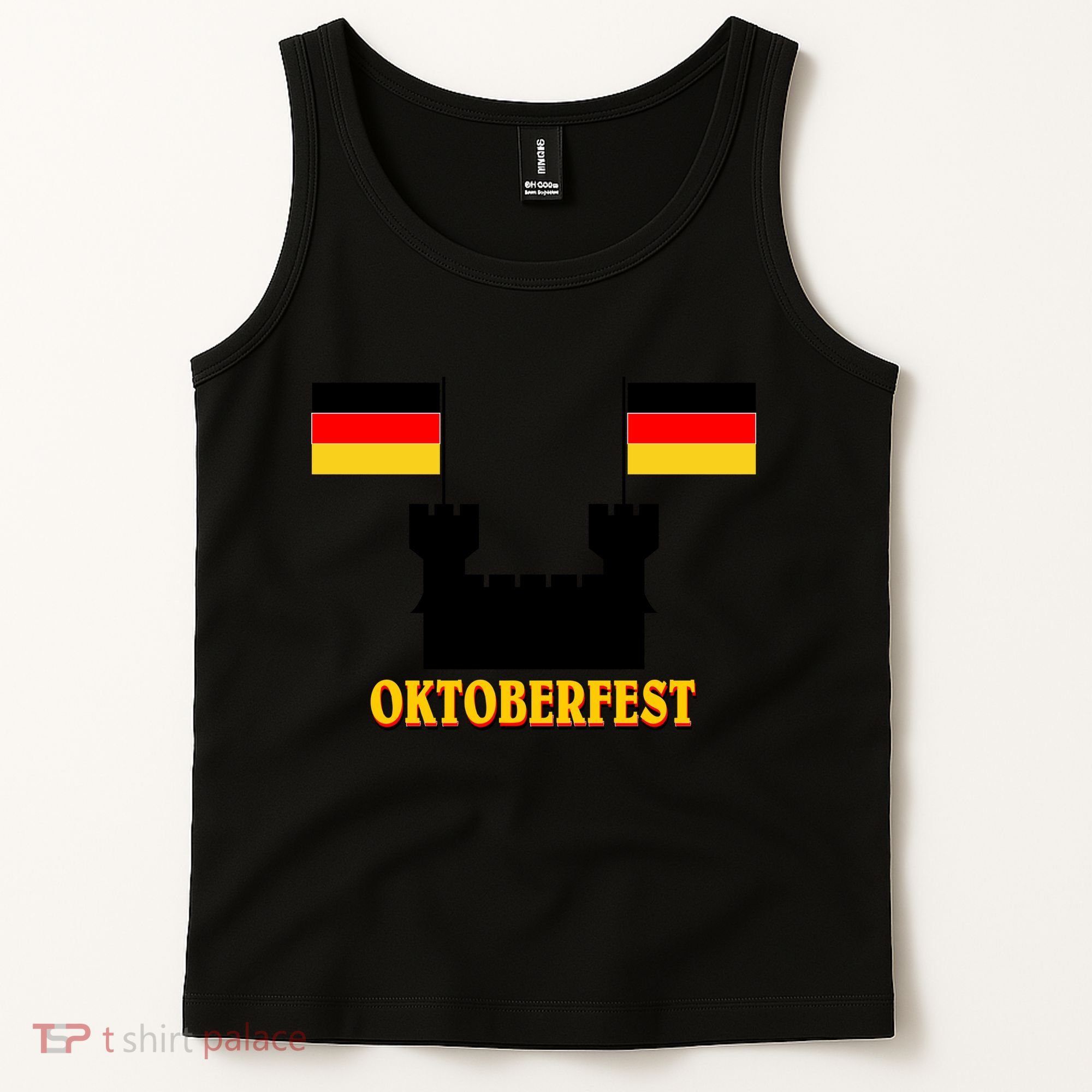 Oktoberfest German Flag Castle Tank Top