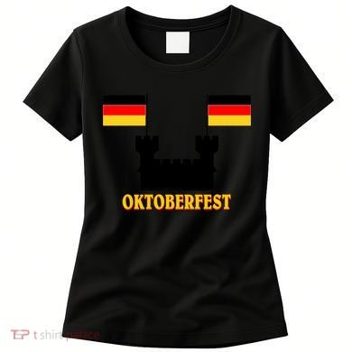 Oktoberfest German Flag Castle Women's T-Shirt