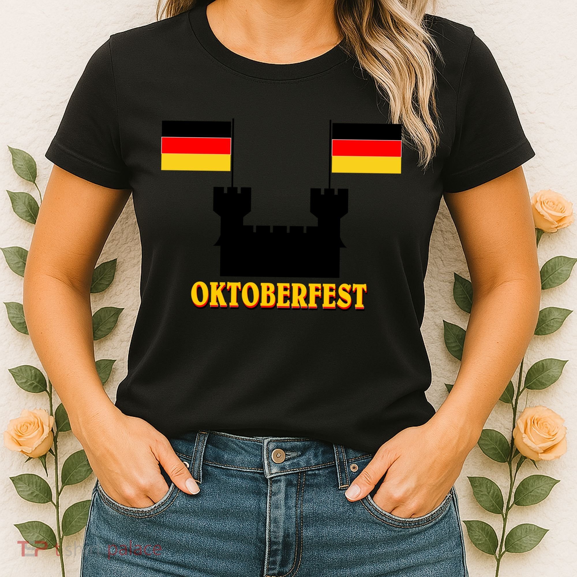 Oktoberfest German Flag Castle Women's T-Shirt