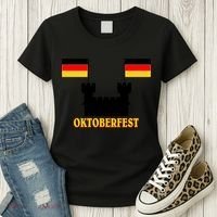 Oktoberfest German Flag Castle Women's T-Shirt thumb 3