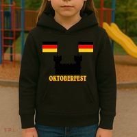 Oktoberfest German Flag Castle Kids Hoodie thumb 3