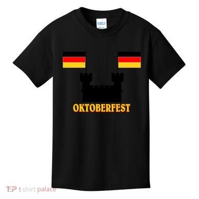 Oktoberfest German Flag Castle Kids T-Shirt