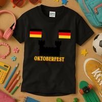 Oktoberfest German Flag Castle Kids T-Shirt thumb 3