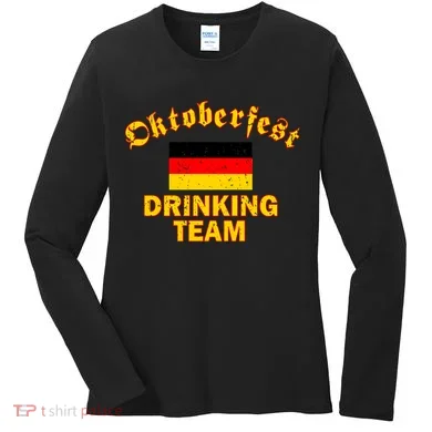 Oktoberfest Germany Drinking Team Women's Long Sleeve Shirt