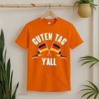 Oktoberfest Guten Tag Y'all German Flags T-Shirt thumb 2