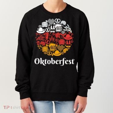 Oktoberfest Holiday Flag Mash Up Women's Sweatshirt