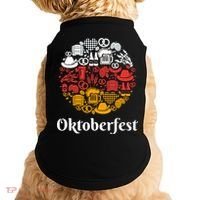 Oktoberfest Holiday Flag Mash Up Doggie Tank thumb 0